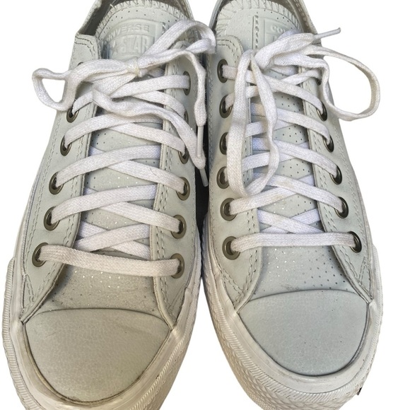 Converse Platform Faux Leather Sneakers I Size: 5 - Picture 5 of 13